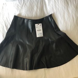 Zara Leather Skirt